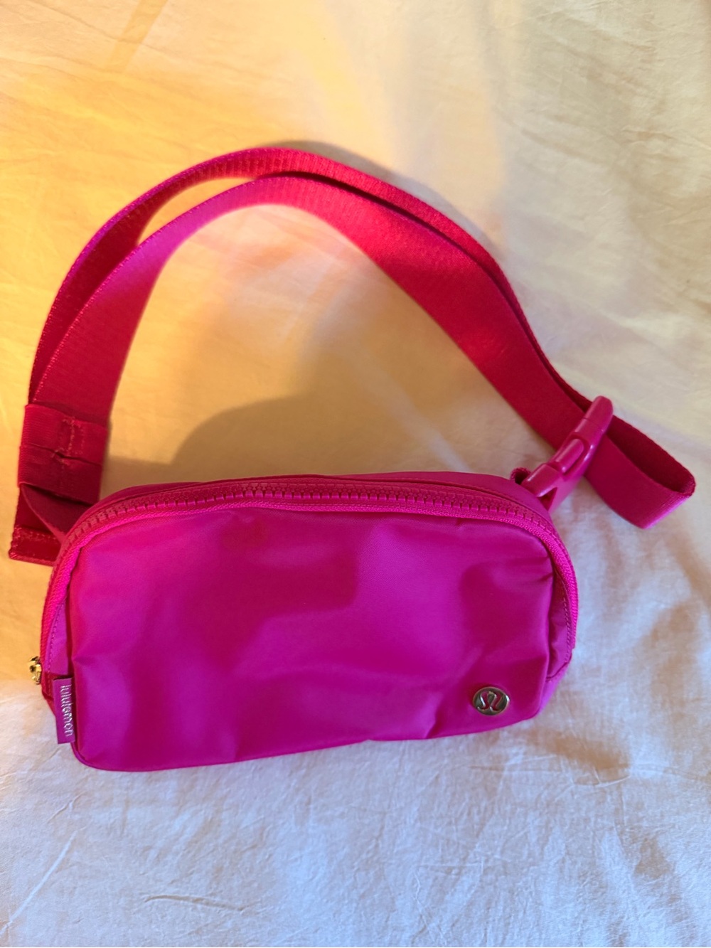 lululemon athletica Hot Pink Crossbody Belt Bag NWOT
